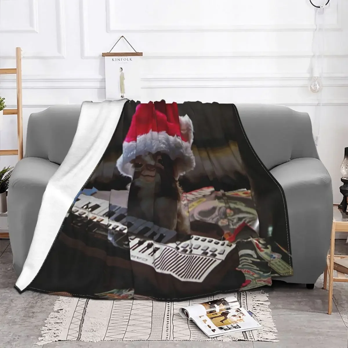 

Cute Funny Gremlins Baby Blankets Sofa Cover Fleece Autumn/Winter Movie Throw Lightweight Blankets for Home Car Bedding Throws