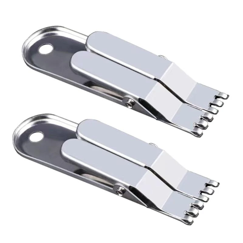 

Durable Connector Mini Fishing Earthworms Live Maggots Clip Steel Fishing Tools