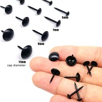 100pcs Black Upholstery Nail Wine Jewelry Chest Wooden Box Gift Case Furniture Sofa Shoe Door Decor Tack Stud Pushpin Hobnail