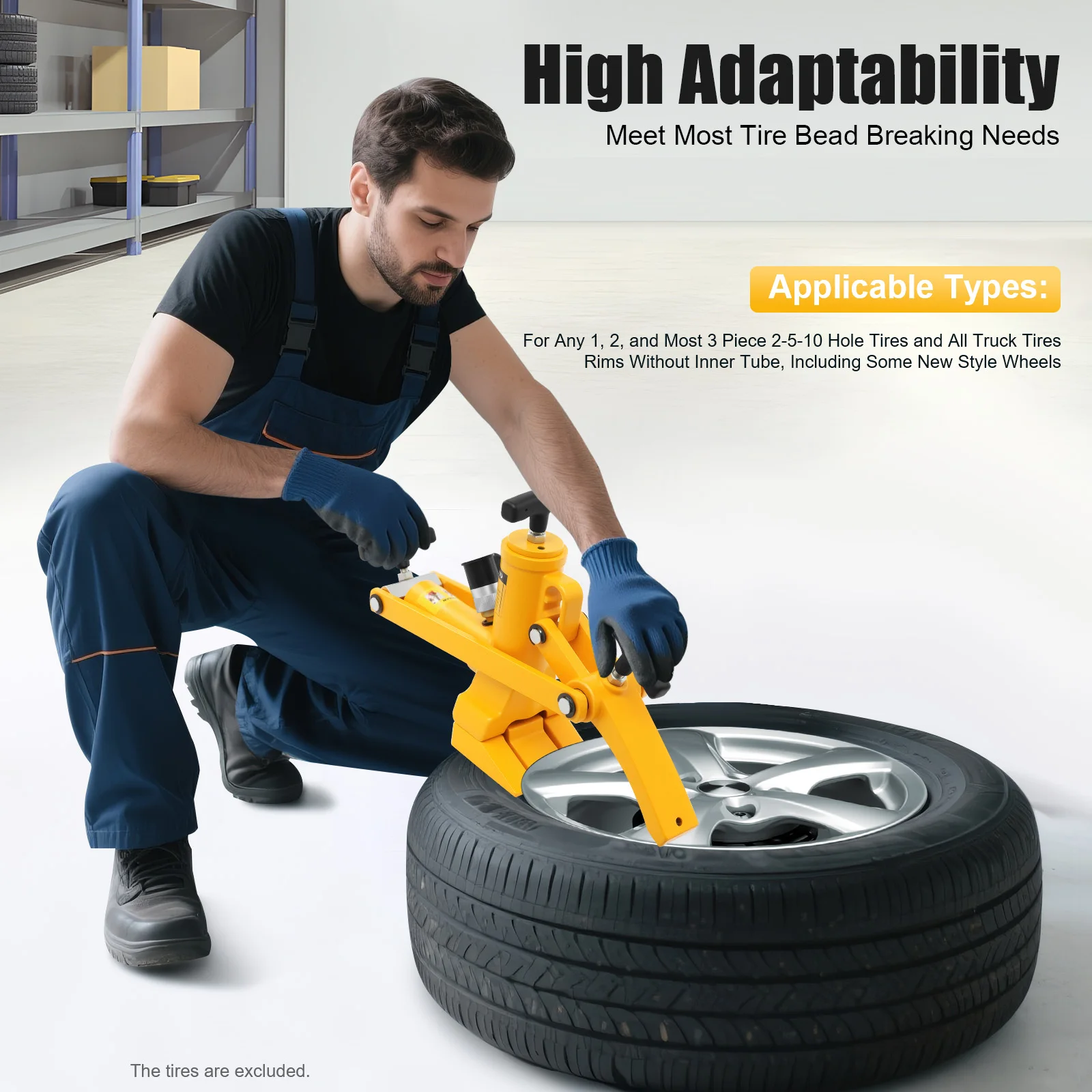 High-Performance Bead Breaker With 2.34In Effective Shovel Tire Length, Easy To Clean & Long Service Life, For Gardening