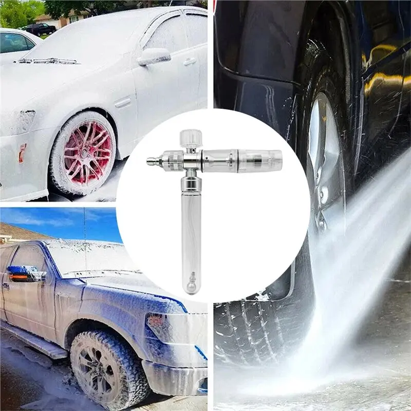 For Car Wash Compatible 35Ml Soap Foam Spray Bottle Featuring 1/4 Inch Quick Connector Pressure Washer Spray Adjustable-N32R