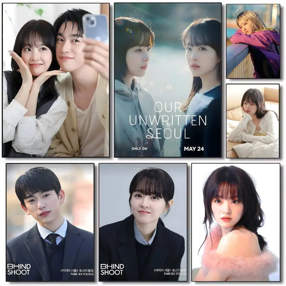 

Our Unwritten Seoul Poster HD home decor sticky wall waterproof home living room bar aesthetic decor