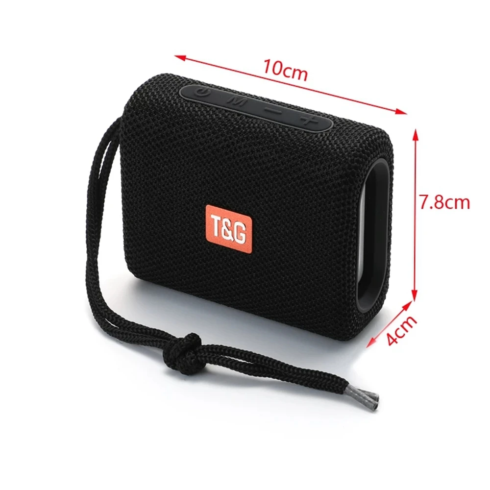 TG313 Mini Wireless Stereo Speaker Portable BT 5.0 Waterproof IPX5 SoundBox Outdoor Boombox TF FM USB Loudspeaker Music Players