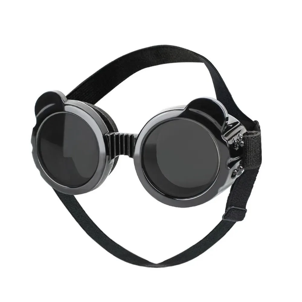 

Dog Eye Wear Anti UV Pet Goggles Adjustable Cool Cat Dog Glasses Round Windproof Rope Dog Sunglasses Travel