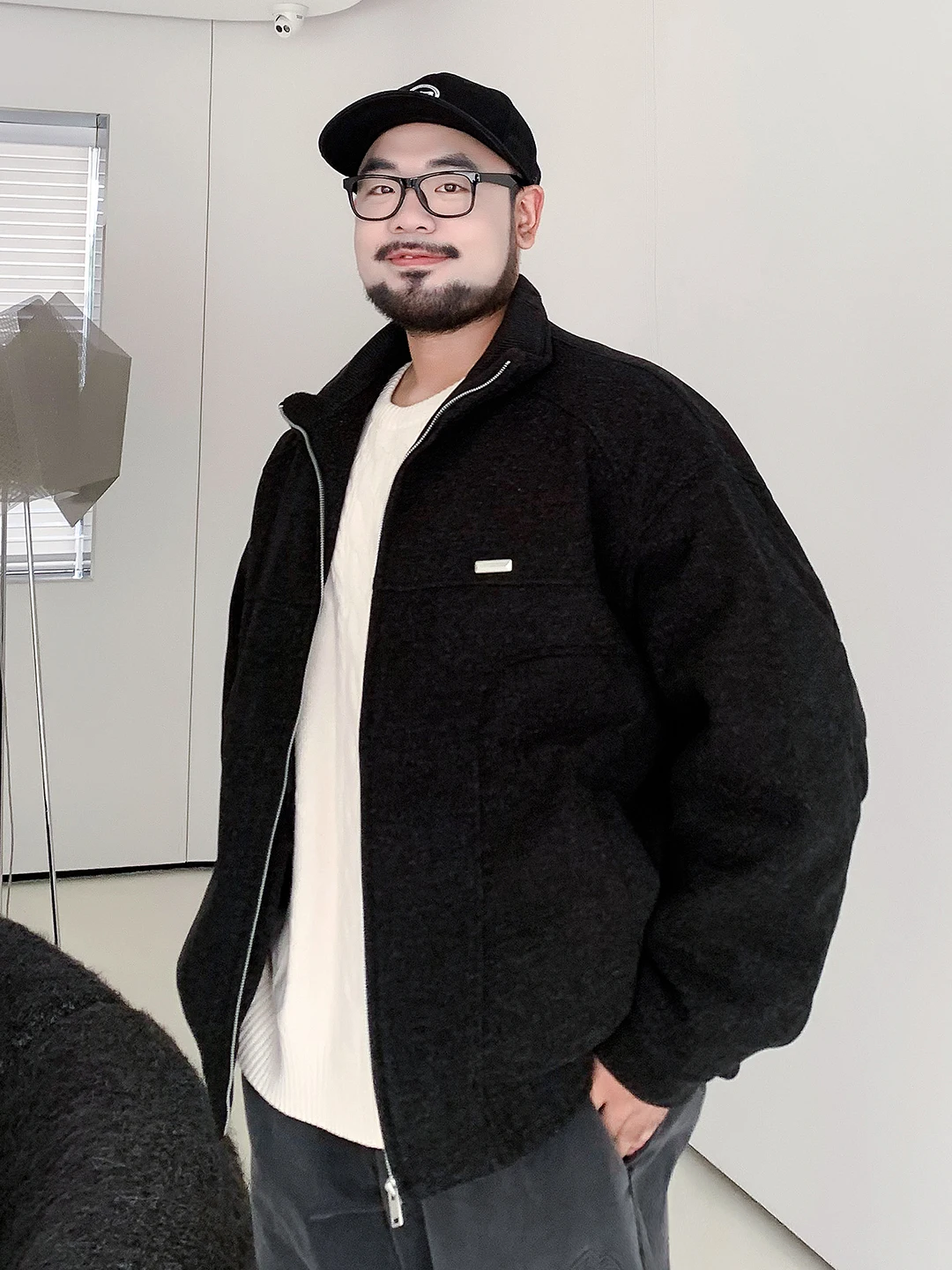 

Мужская зимняя куртка большого размера с пуховым наполнителем, свободного кроя, с воротником, повседневная городская, на молнии, укороченная