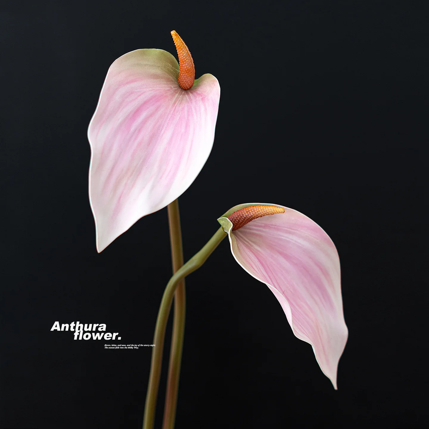 

10 шт. EVA 3D печать пальмы искусственные растения антуриум цветочная ветка DIY свадебные украшения материал цветочной композиции