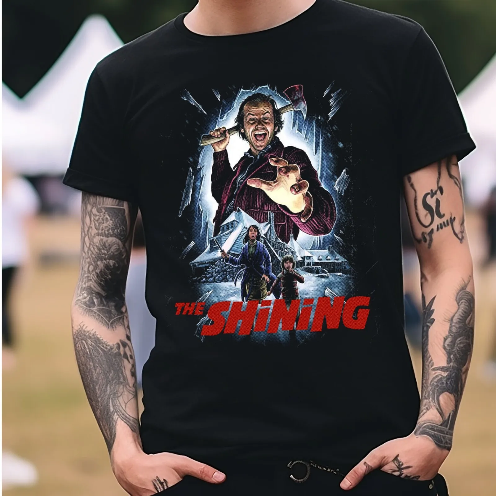 

The Shining Stanley Kubrick Horror Movie T-Shirt ‎Jack Torrance
