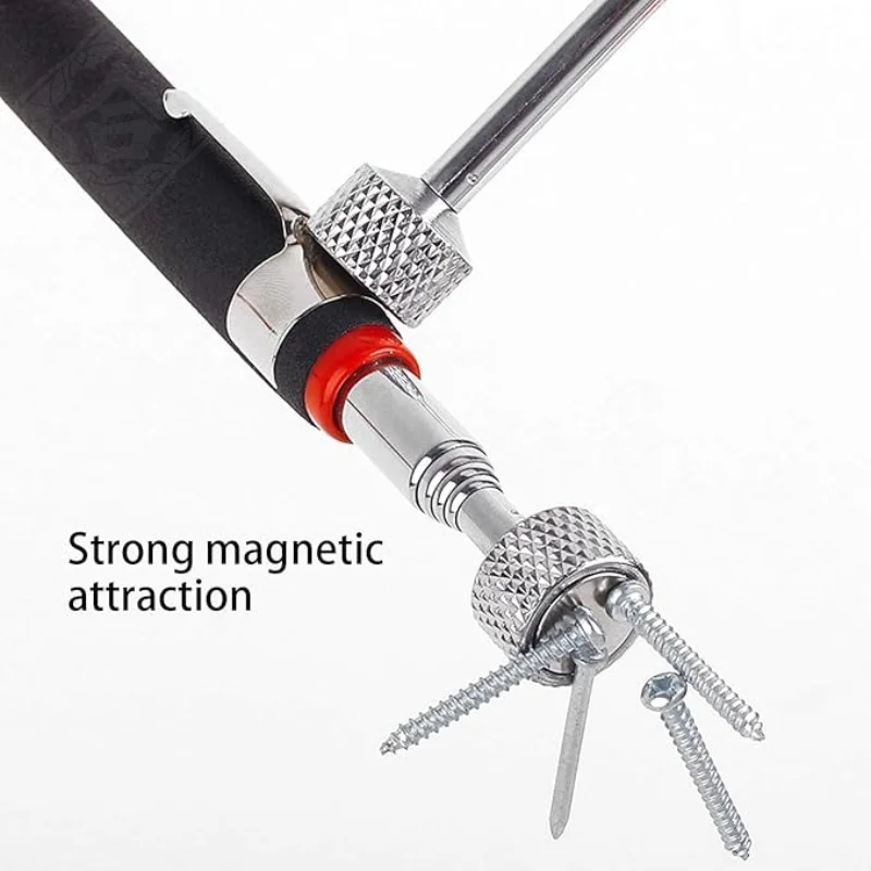 Telescoping Magnetic Pick Up Tool Handheld Extendable Magnetic Grabber Gadget Portable Magnet Pen Useful for Hard-to-Reach