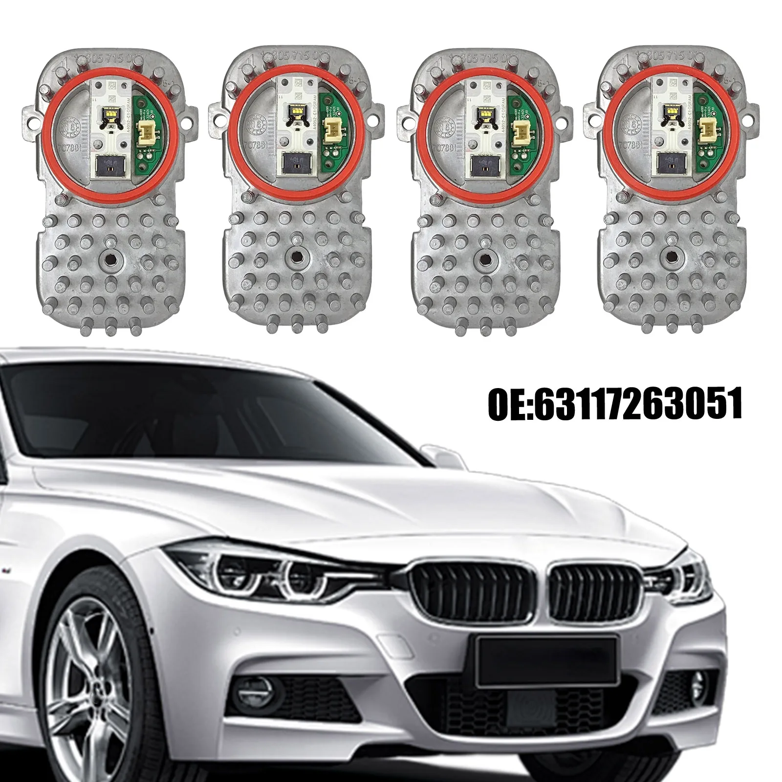 

Xenon Headlight Yellow Daylight LED Modules 63117263051 DRL Yellow LED Board for BMW X3 2011-2016 X5 2011-2018 X6 2015-2019