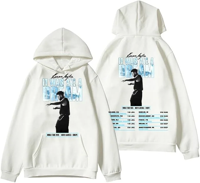 カラン・オウルマ マーチ すべて夢だった ワールドツアー スウェットシャツ 2025 メンズ レディース ヴィンテージ 90年代 ポリエステル 長袖