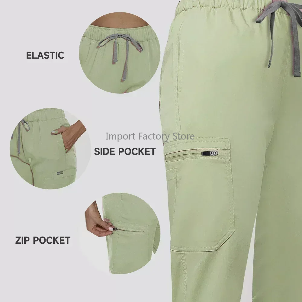 مجموعة الزي الطبي الموحد لغرفة العمليات ، مقشر عمل المستشفى ، اللوازم الطبية ، بدلة جراحة الأسنان للممرضات ، ملابس العمل