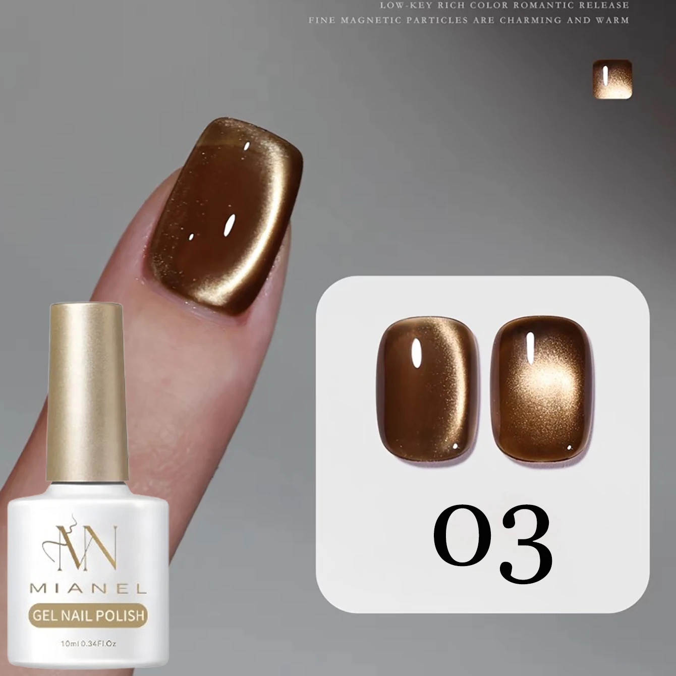 12 ML/PCS Autunno Maillard Perle di Vetro Bollire Nuovo Tè Sbiancamento Pietra di Cristallo Occhio di Gatto Gel Smalto Per Il Natale Halloween