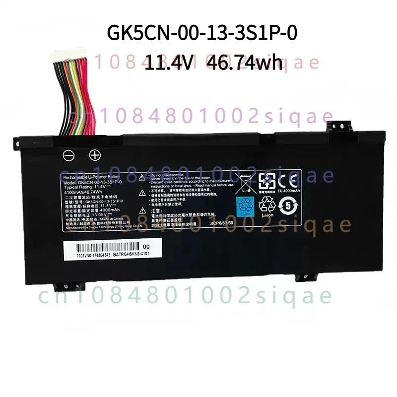 GK5CN-00-13-3S1P-0 GK5CN Laptop Battery For MECHREVO X8Ti Z2 MACHENIKE T90 Plus T90-T3p F117-B F117-B2 For TONGFANG
