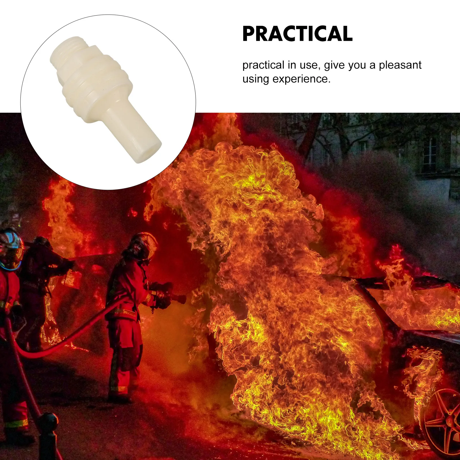 

6pcs Water-based Nozzle for 500ml-1l Extinguishers Metal Parts Home Office Fire Safety Accessories Wide Mouth Design