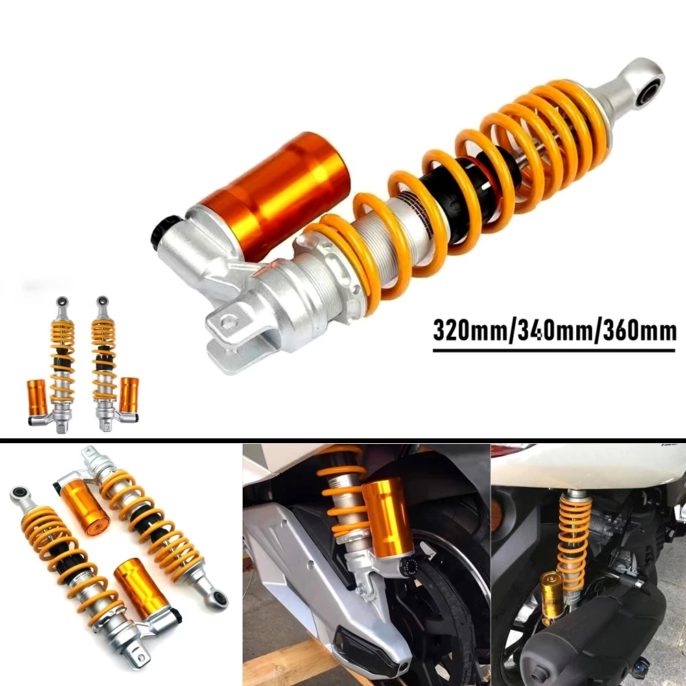 

320/340/360 мм мотоциклетный перевернутый задний амортизатор для Honda Suzuki Yamaha BWS RSZ Nmax Aerox155 Xmax300 GTR125 Pcx125 150