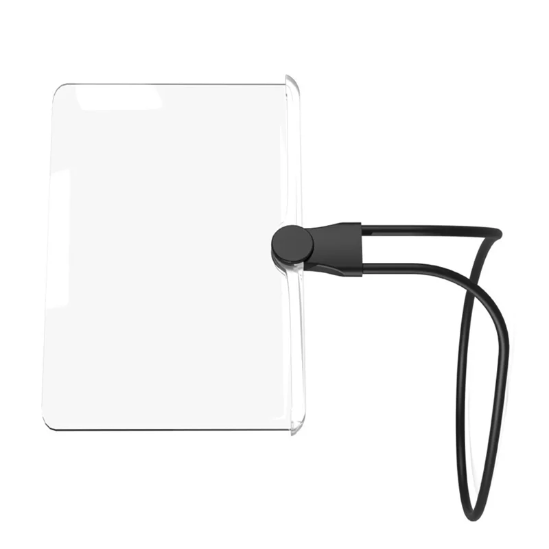 Precisionn Magnifying Glass Adjustable Neck Wear Magnifier Square Detachable Handheld Book Page Reading Magnifier For Seniors