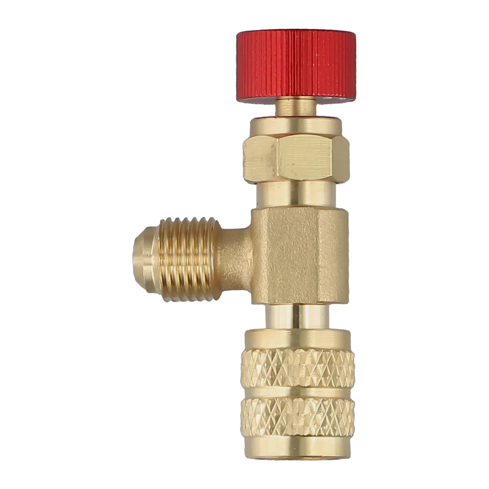 ใช้งานง่าย AC วาล์วความปลอดภัยวาล์วรั่วฟรีการเชื่อมต่อ LeakProof Movable Thimble SAFETY Stem INJECTOR R410 R22