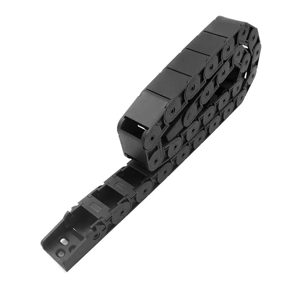 JFLO 1 Meter 18 Series Drag Chain Wire Carrier Cable Holder for CNC Router Machine Tools Towline For 18X18 18X25 18X37 18X50