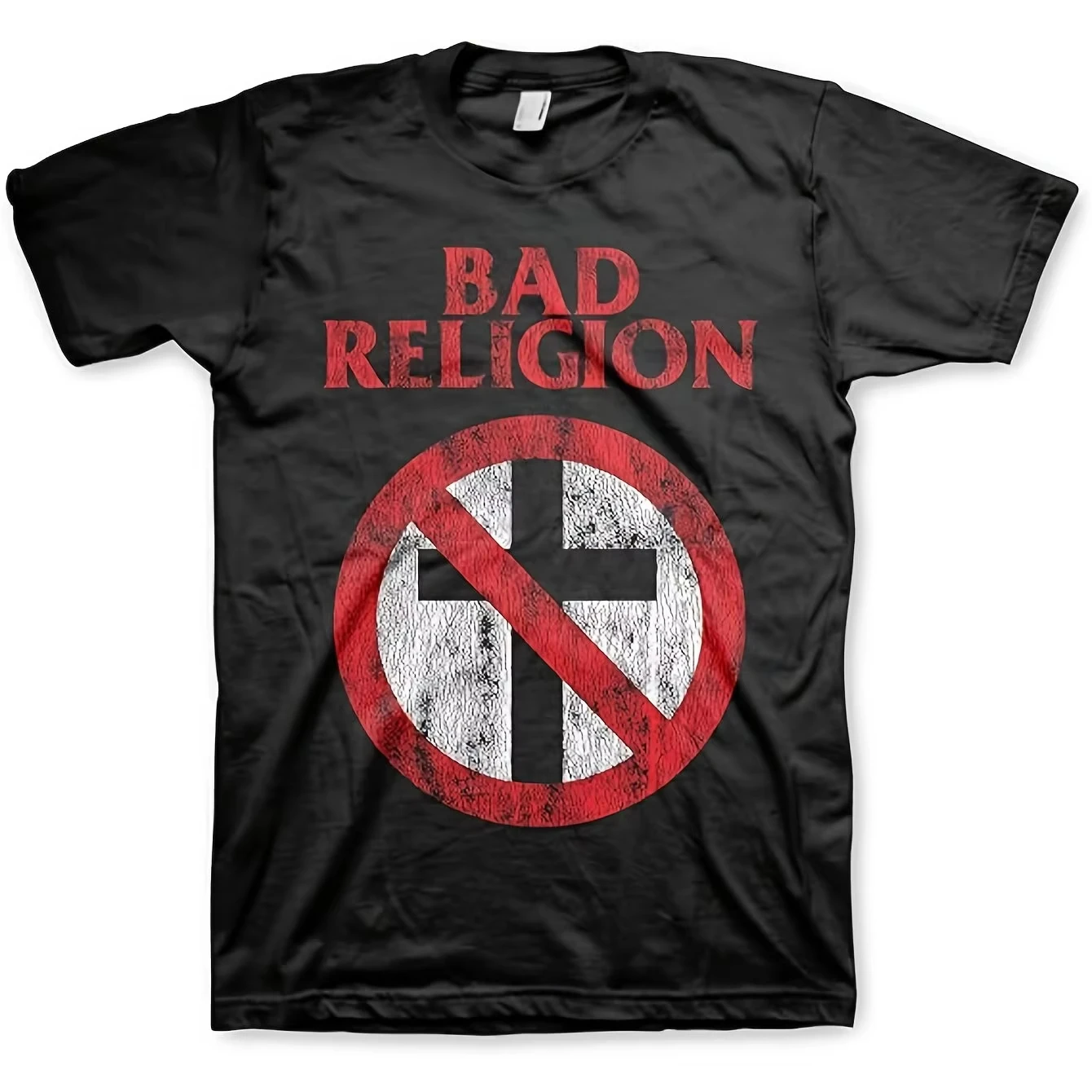 2026 Meichao Herren T-Shirt mit „Bad Religion“-Muster, Punk-Rock-Band, Sommer, Neu, Vintage-Mode, Streetwear für Männer und Frauen – Detail 2