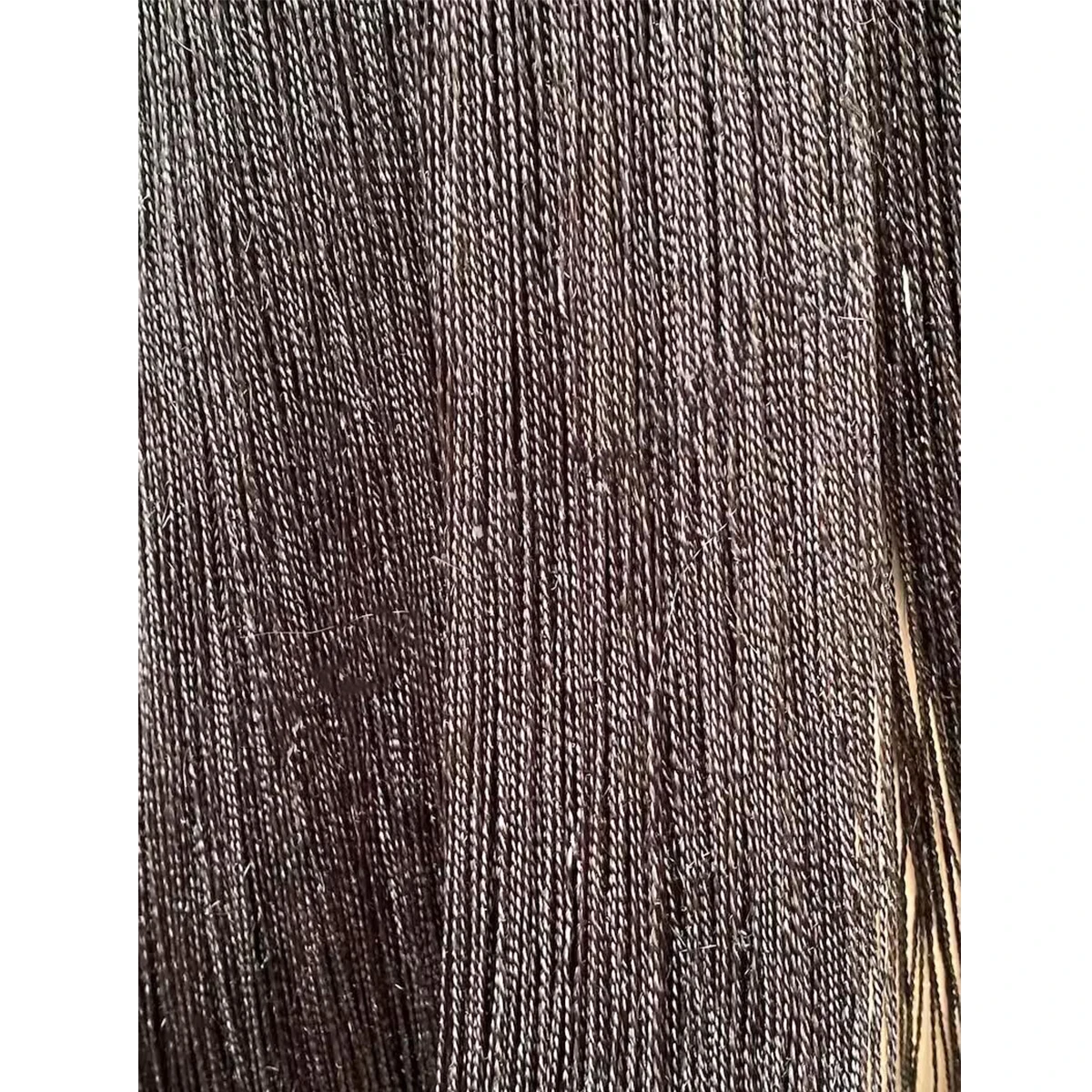Black Micro Twist Braided Lace Front Wig — Glueless, 26 Inch
