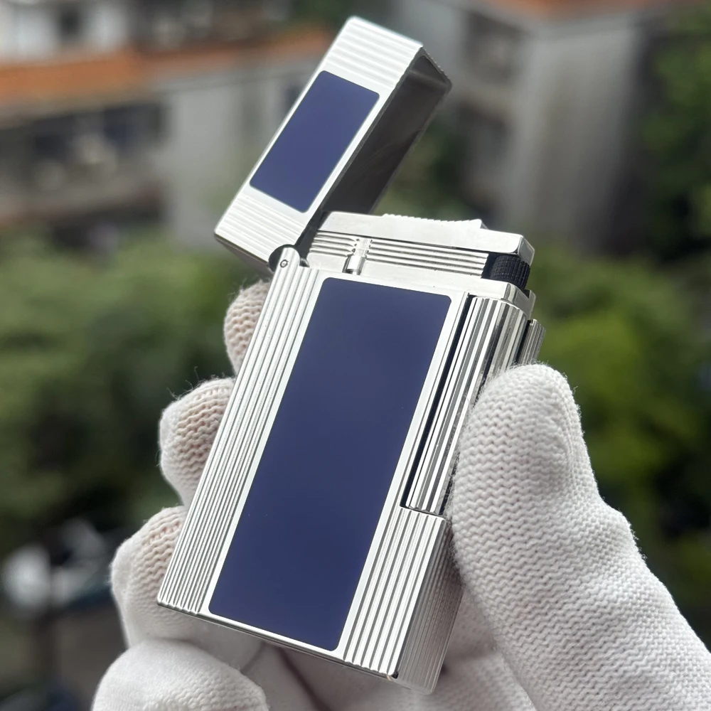 

2026 Gas Lighter Metal Paint type Cigar Accessories Smoking Cigarette Tools includes custom accessories.