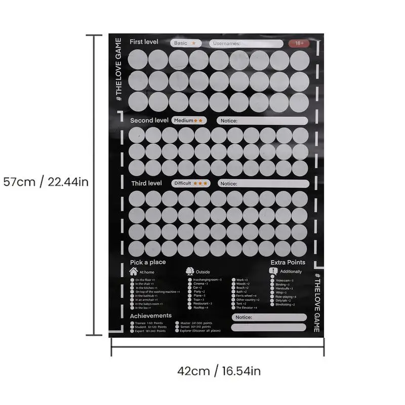 100 Things To Do Between Couples Scratch off Poster 100 Dates Scratch off Bucket List Valentines Day Gifts for Couples Games