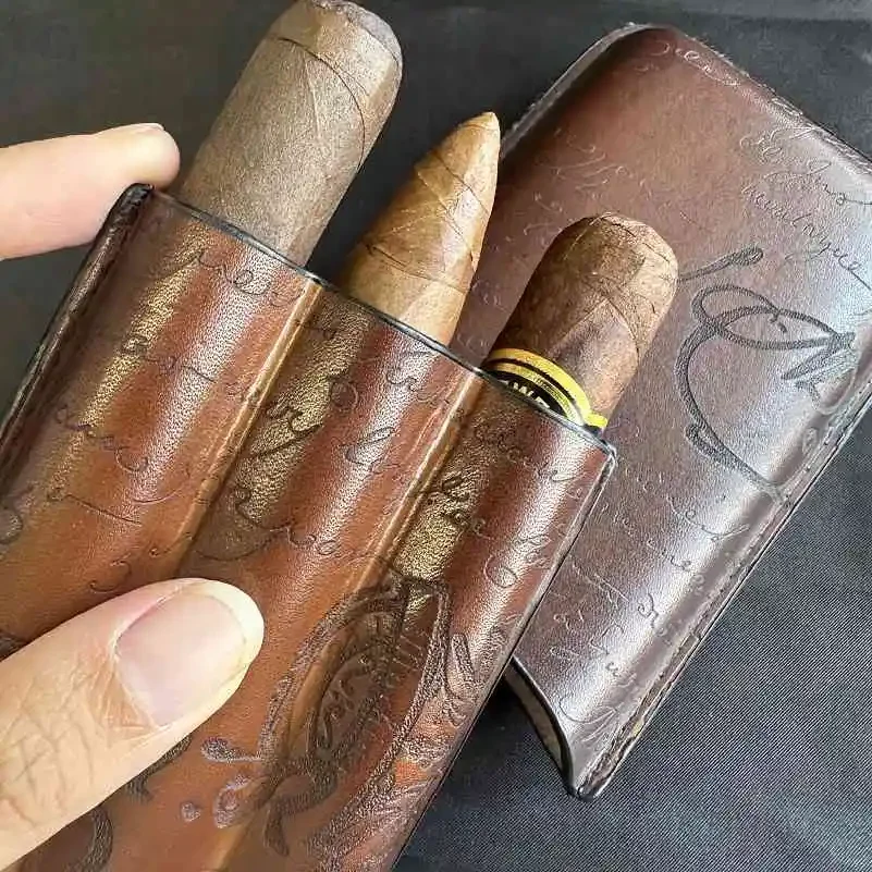 Travel Accessories Youtube - Estojo Portátil Durável de Couro para