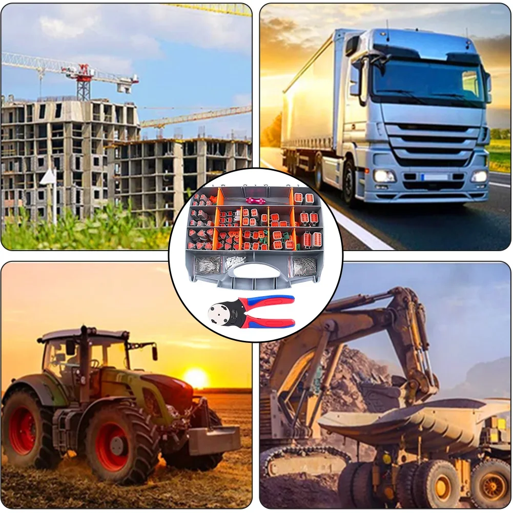 338 قطعة DTM DTP DRB سترايك سلسلة طقم توصيل مقاوم للمياه مع أداة العقص 2 3 4 6 8 12 دبوس موصلات كهربائية أداة إصلاح