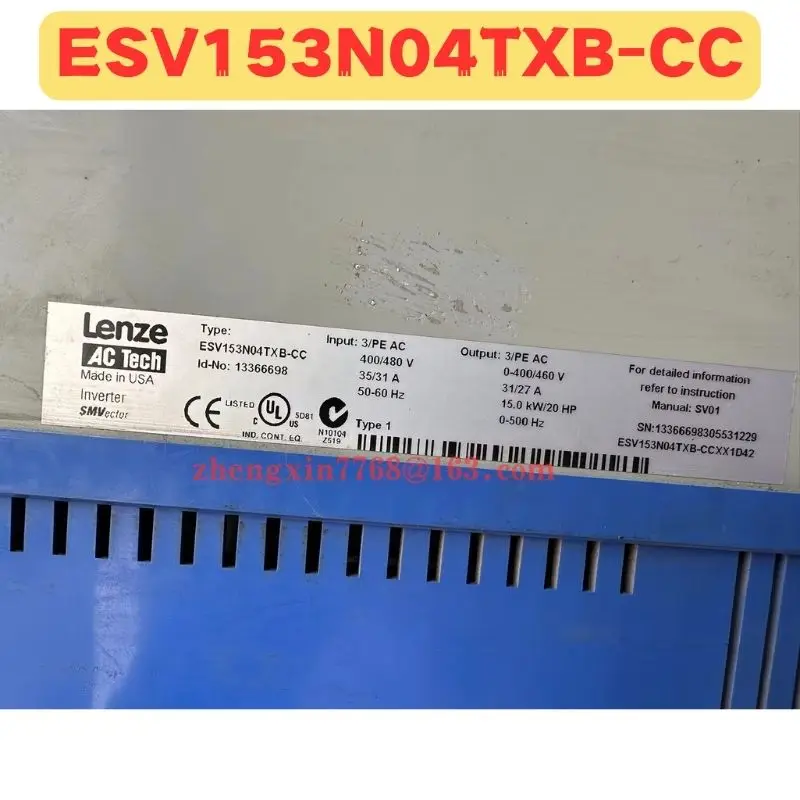 Used Frequency Converter ESV153N04TXB-CC ESV153N04TXB CC Normal Function Tested OK