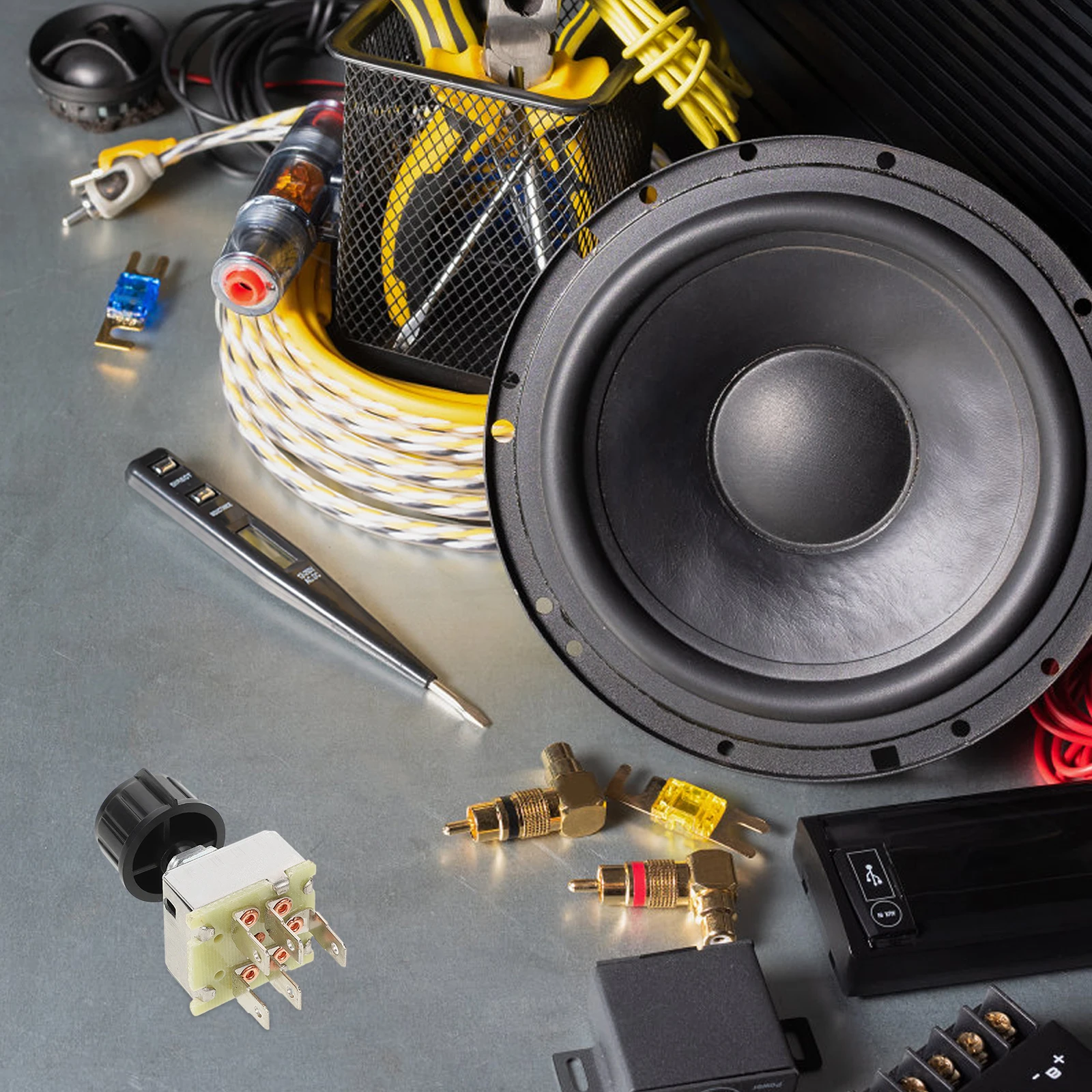 

Air Conditioning Blower Switch For Car Condition Cooling System Rotary Fan Speed Control Compatible With Multiple