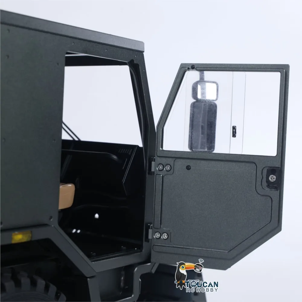 

RTR TOUCAN 1/18 8X8 Metal RC Military Truck Transport Car CUB3 2-Speed Gearbox Axle Locks Light Sound Smoke Unit Snow Blade Toy
