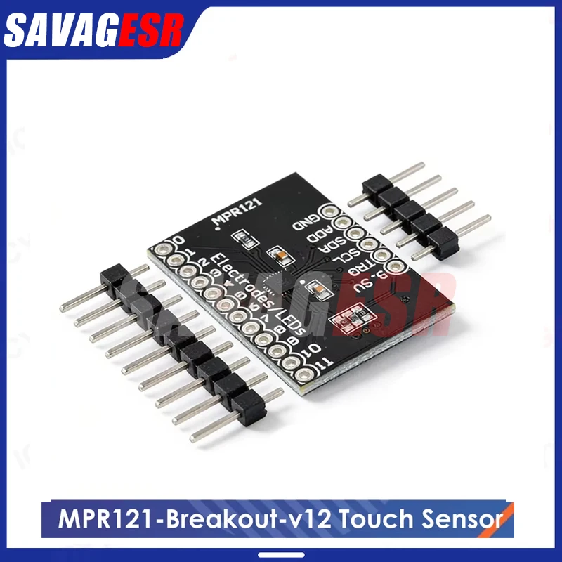 1-20pcs  MPR121 Capacitive Touch Sensor Module 12 Key I2C Interface for Raspberry Pi ESP32 DIY Keyboard Control Panel