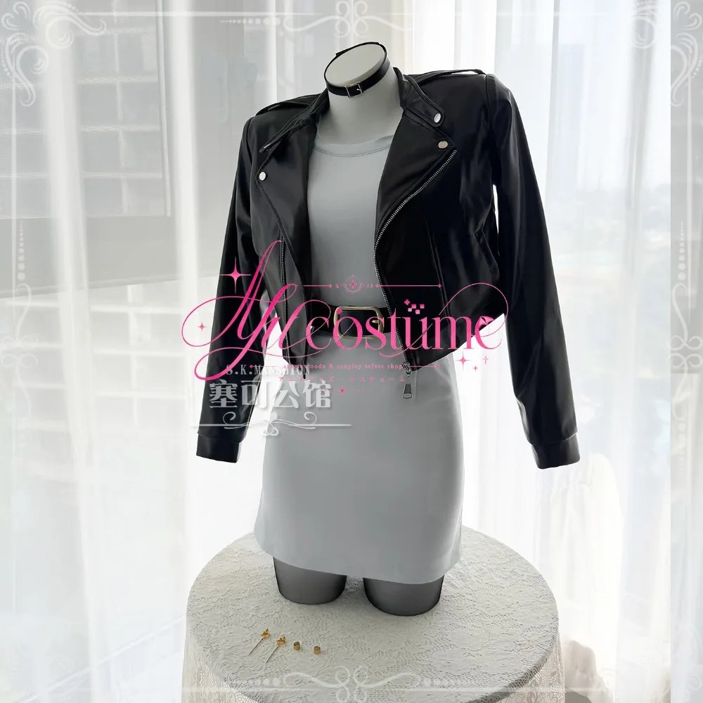 Yamada Cosplay Costume Leather Jacket Dress Outfit for Street Theme Festival Gathering