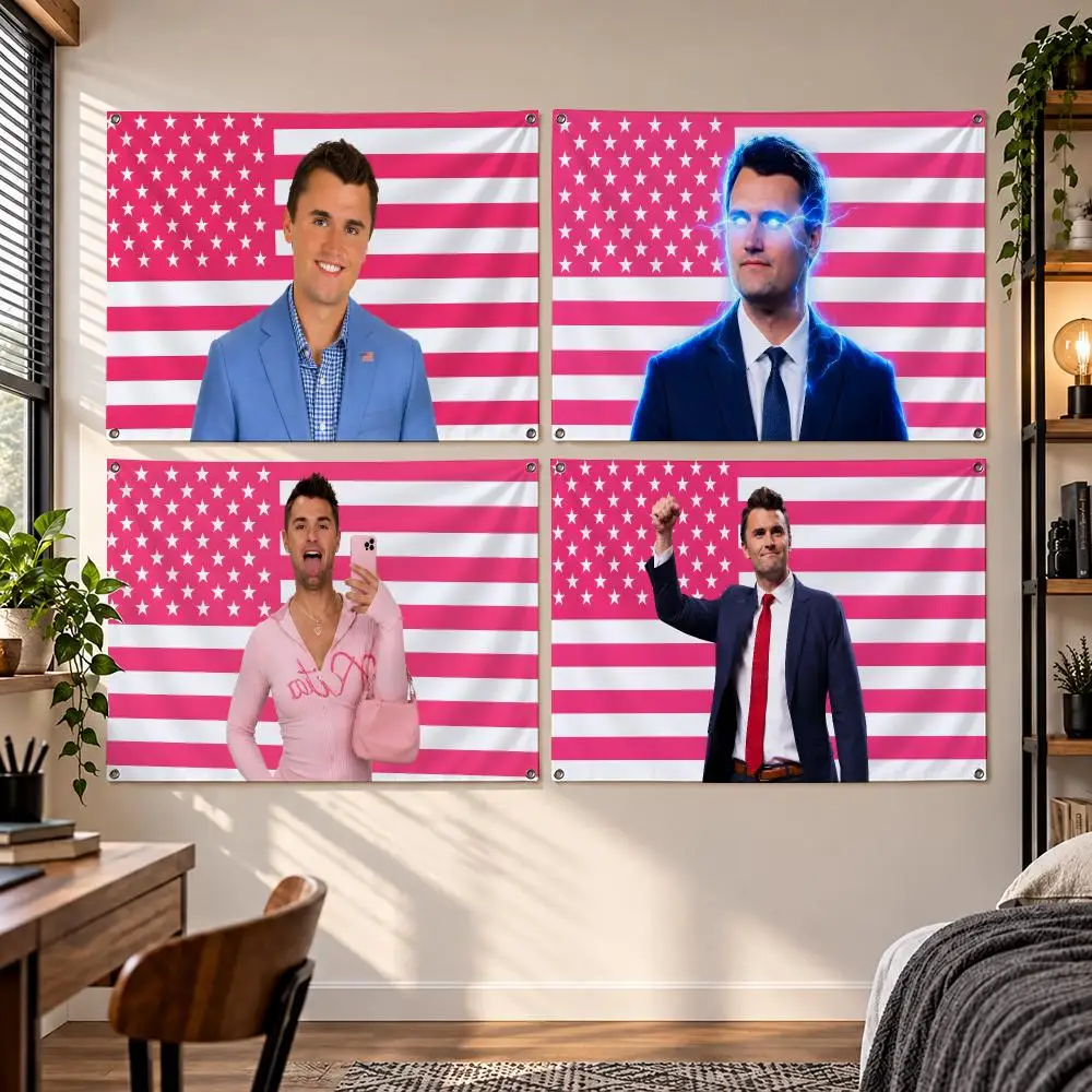 Political Commentator Charlie Kirk Flags Flag Suitable For Party Club Outdoor Interior Wall Decoration Banner Fans Gift