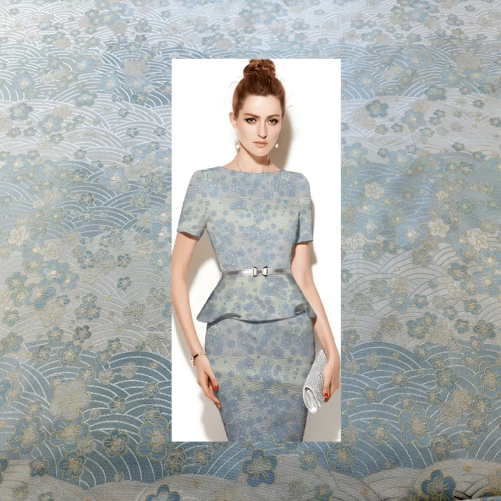 

Парча Жаккардовая ткань Куртка Жилет Дизайнер Креативная модная одежда Шитье Оптовая продажа Ткань на метр Материал «сделай сам»