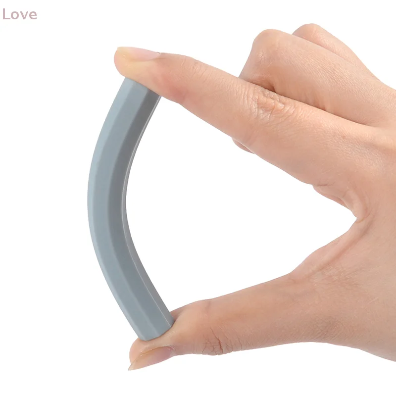 [L & P] 3 قطعة قبعات أقلام تزيين الأظافر سيليكون مختومة ماتي فرش الأظافر يغطي قبعات أقلام مقاومة للضوء تخزين مقاوم للغبار