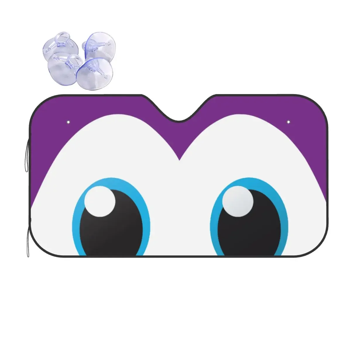 

Складной солнцезащитный козырек с милыми глазами 70x130 см мультяшная алюминиевая фольга автомобильный солнцезащитный козырек от солнца