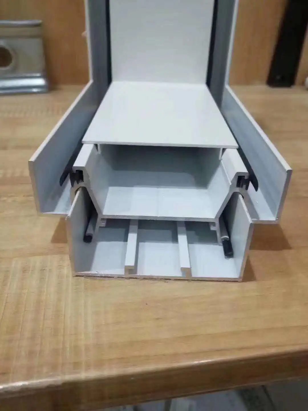 التخصيص منتجات جديدة إطار الستار الألومنيوم الشركات المصنعة الزجاج التقسيم جدار الألومنيوم الشخصي #5