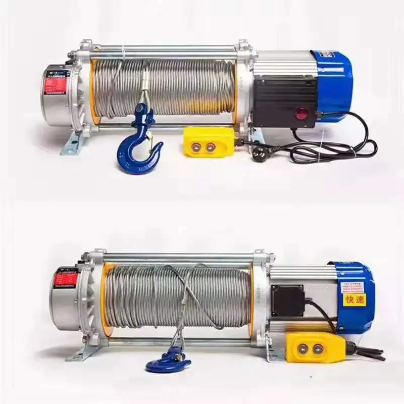 

500kg 30m High Speed Winch For High Lifting Height Wire Rope Electric Hoist Machine For Construction And Building Purposes