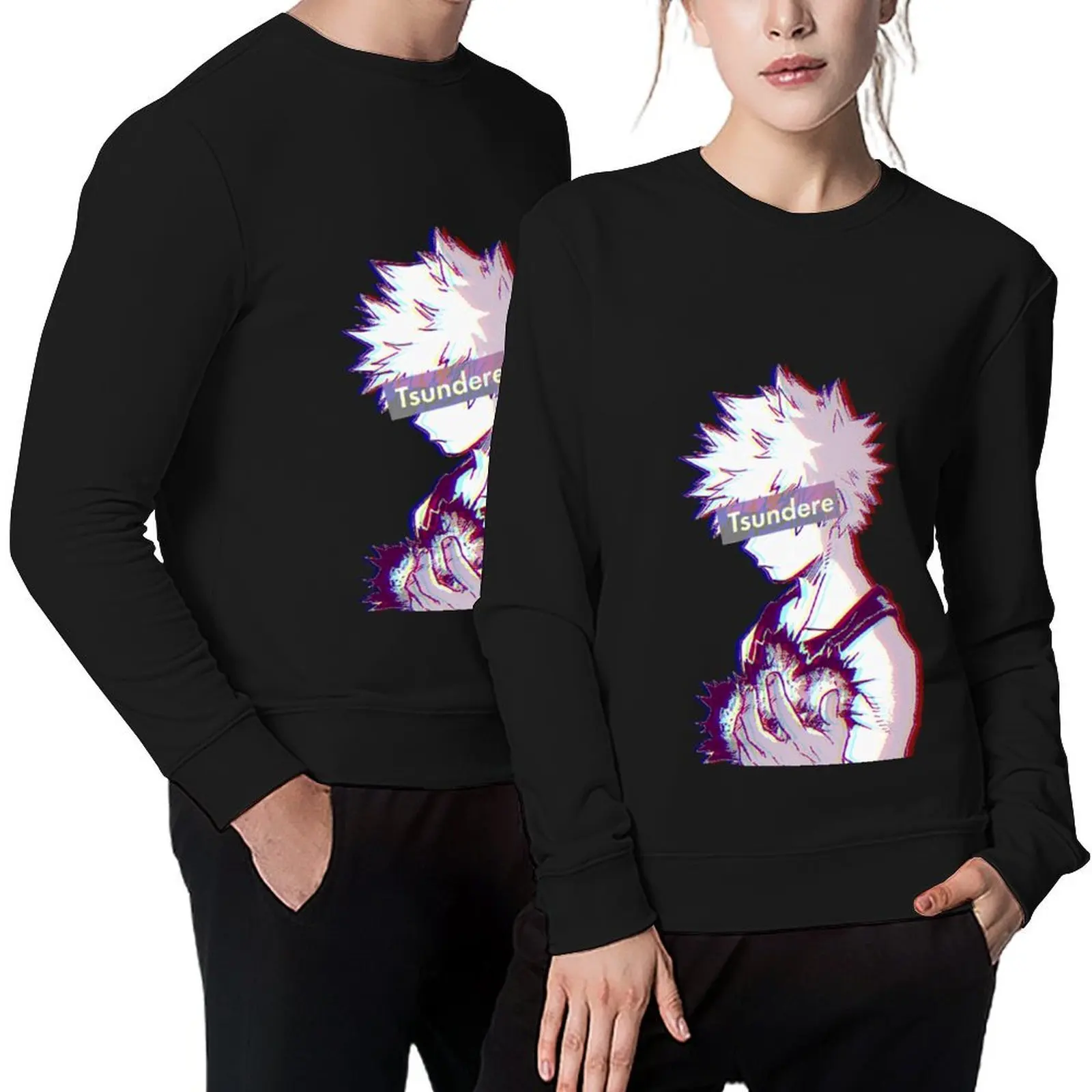 

Tsundere Bakugo Pullover male clothes mens clothes anime clothing korean clothes new in sweatshirts