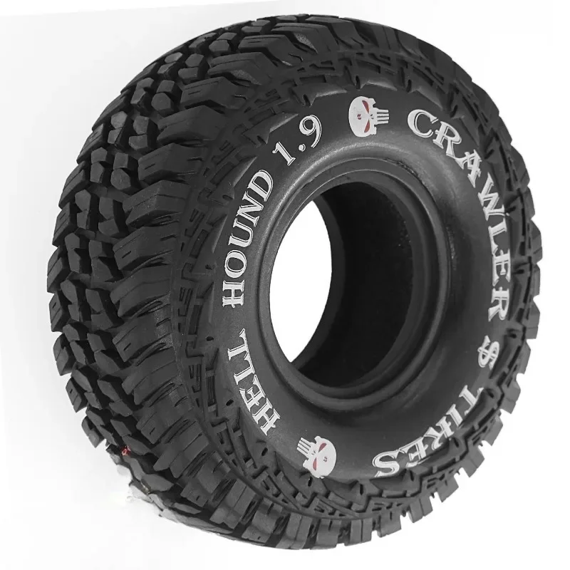 

4pcs 1.9'' Soft Rubber All Terrain Crawler Tyres for 1:10 Crawler Car Trxs TRX4 Axial SCX10 II RC4WD D90 TF2 Tamiya CC01 Gen