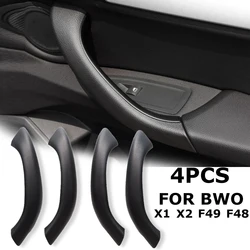 2/4pcs Car Interior Handle Inner Door Armrest Panel Pull For BMW X1 X2 F48 F49 51417417513 High Quality Car Inner Door Handle
