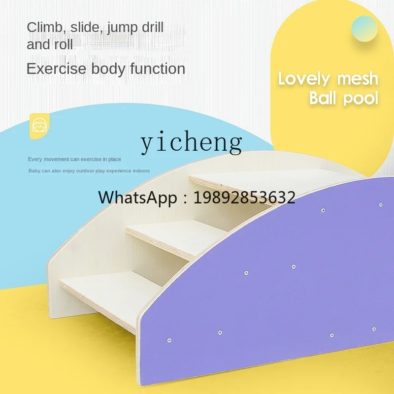 Centre d'éducation précoce, jouets, équipement d'entraînement sensoriel, toboggan de sport pour enfants, combinaison d'escalade