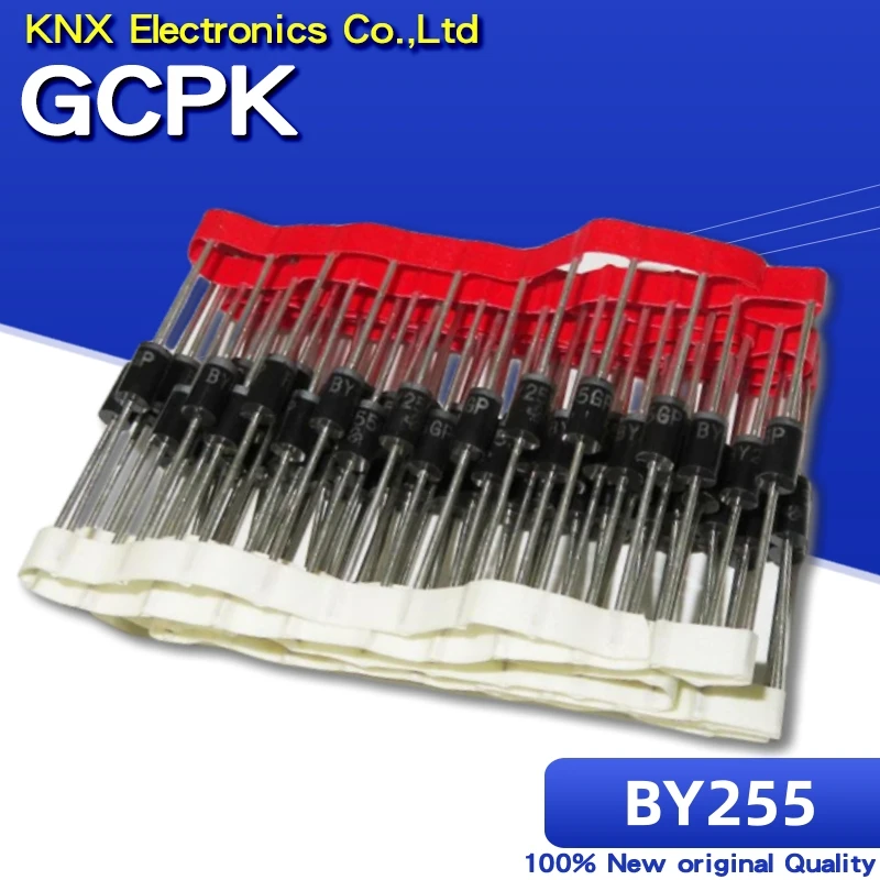 20pcs original new BY255 Rectifier Diode 3A 1300V DO-201