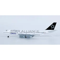 Diecast Scale 1/600 Lufthansa B747-400 D-ABTH Aircraft Model Simulation Alloy Children's Gift Collection Display Decoration