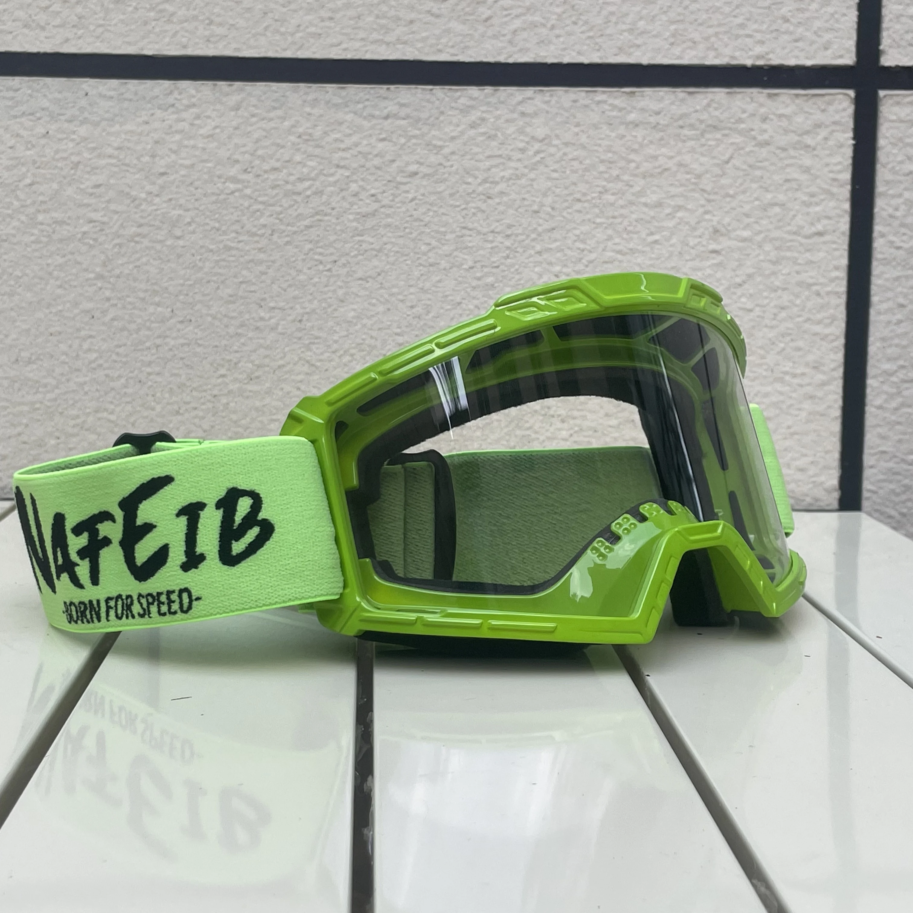 

New Men's Motorcycle Goggles, Motocross MX Sunglasses, Safety Protective Night Vision Helmet Glasses, Retro Riding Eyewear