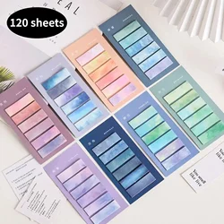 120Pc Index Tabs Self Adhesive Page Markers Transparent Waterproof Sticky Notes Classify Files Flags Posted It Planner Stickers