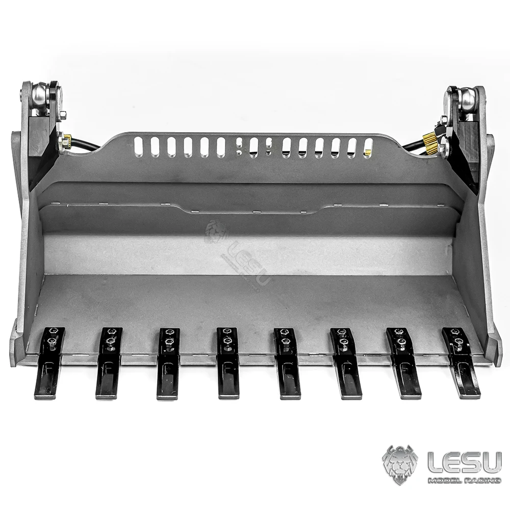 LESU Parts 1/14 Kits de cubos que se pueden abrir de Metal, accesorios para cargador hidráulico RC AOUE MCL8, modelo de repuestos, juguete sin pintar TH23086