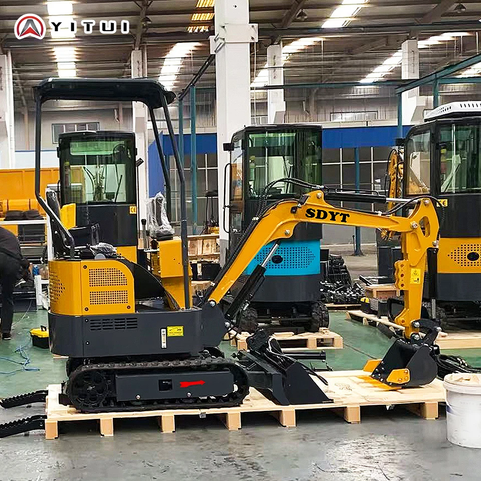 حفار هيدروليكي صغير مخصص متعدد الاستخدامات مع تصميم متين للاستخدام السكني والتجاري #4