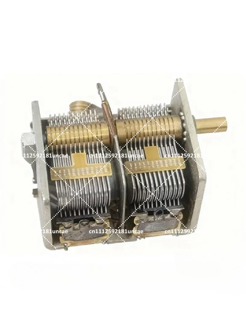 Air Medium Dual Variable Capacitor Mineral Radio Electronic DIY Kit